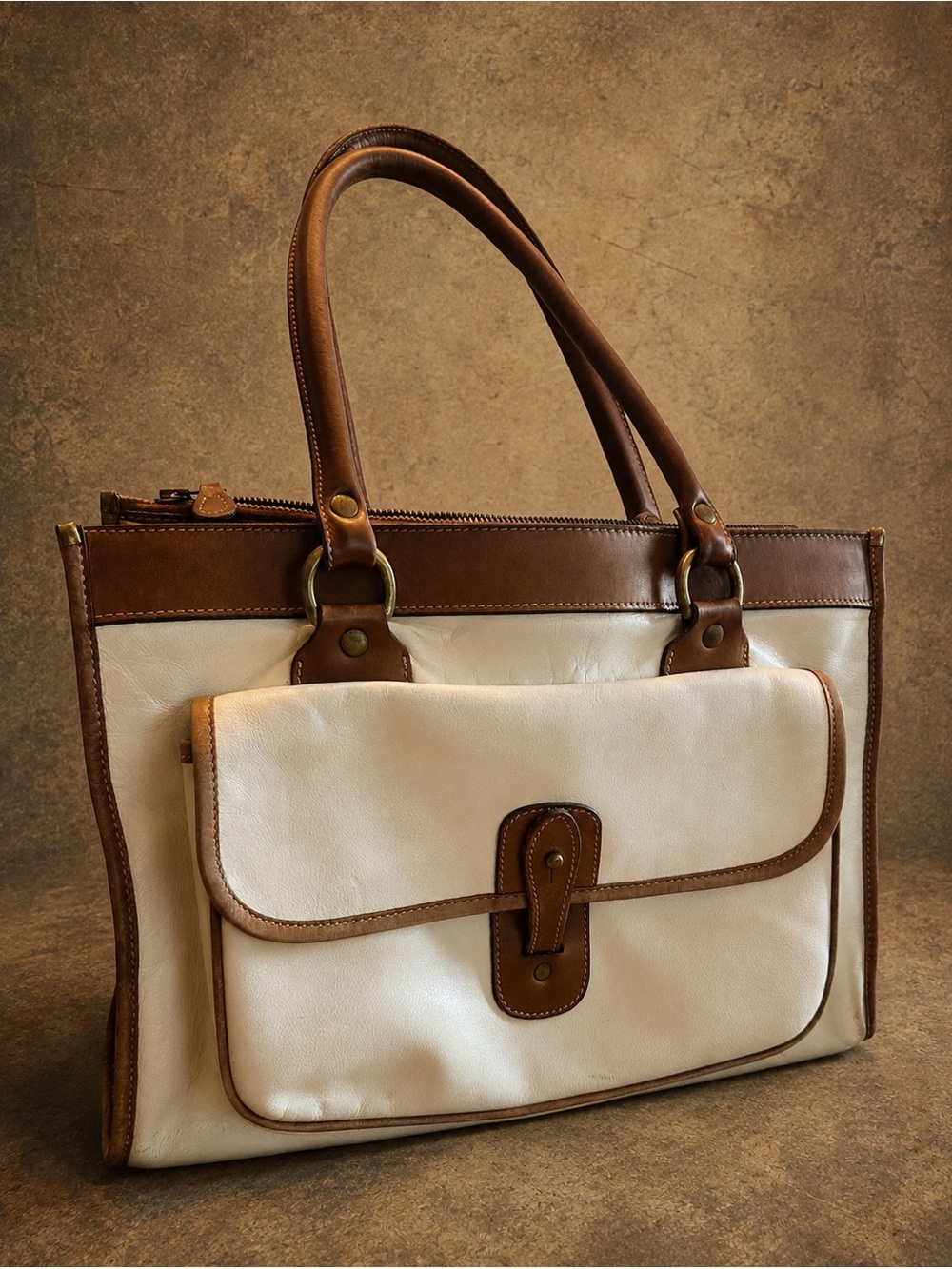 vintage Marley Hodgson Ghurka No. 9 "The Runabout" leather bag/ tote